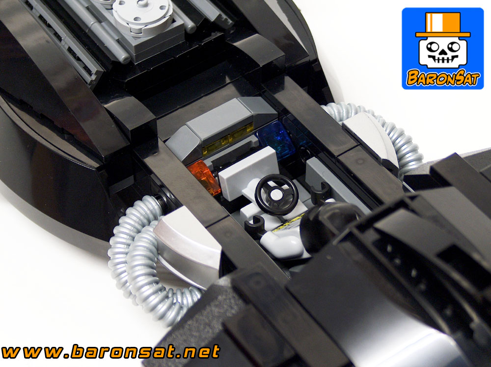Lego moc Arkham Asylum Batmobile Model Cockpit