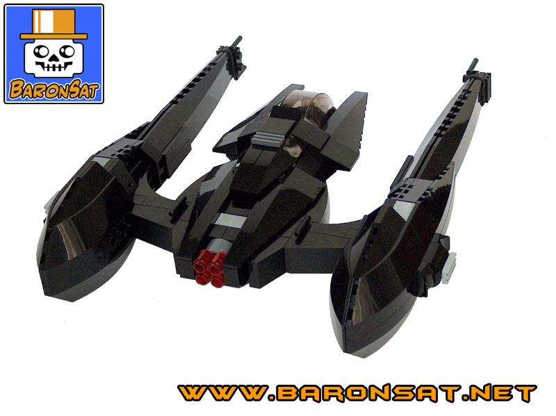 Lego moc Batwing Vampyr Custom Model Back View