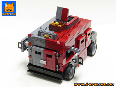 Lego moc Two Face Armored Truck reactors