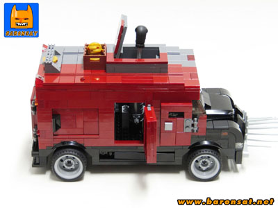 Lego moc Two Face Armored Truck Side
