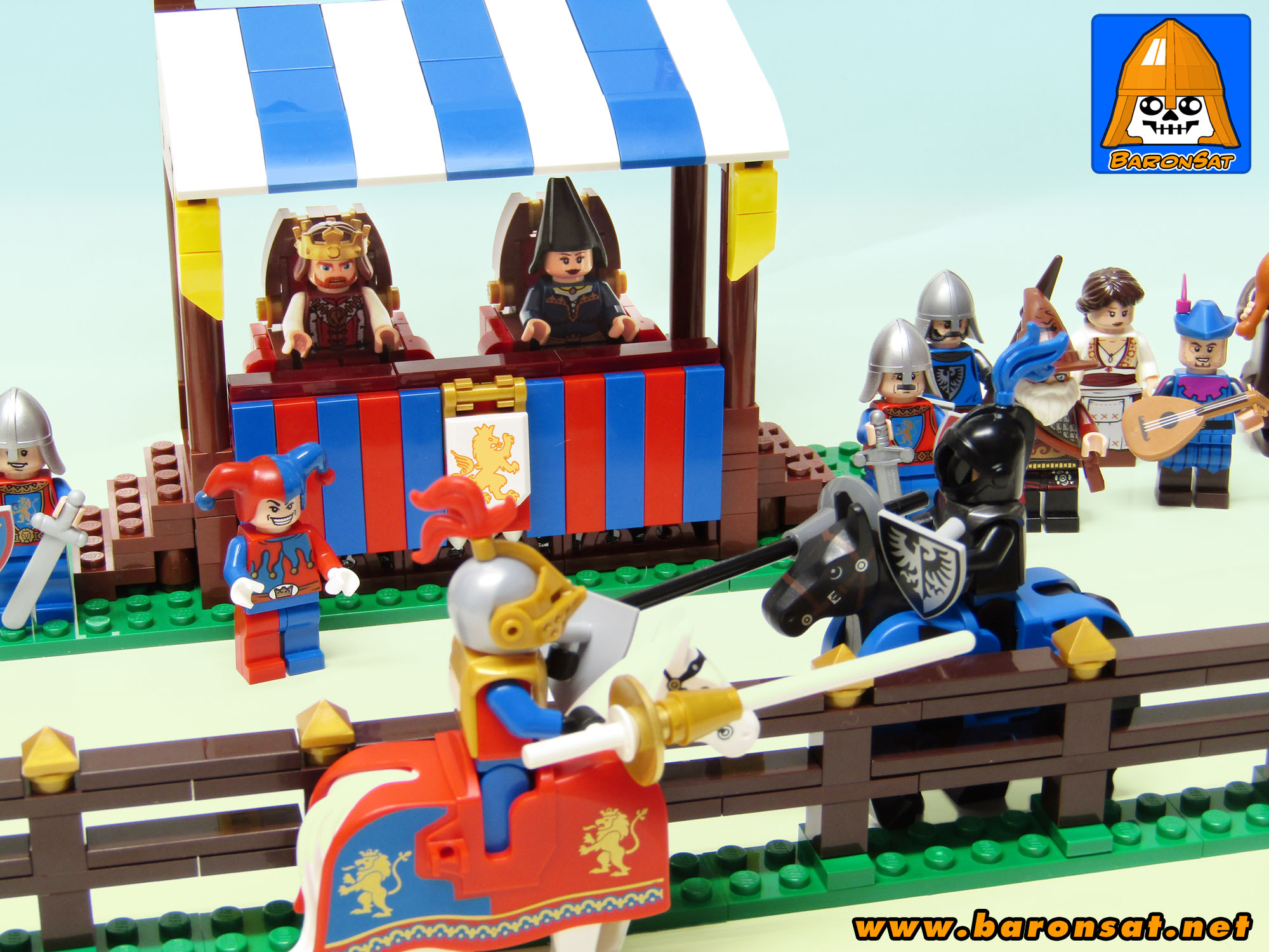 Castle classic joust lego moc