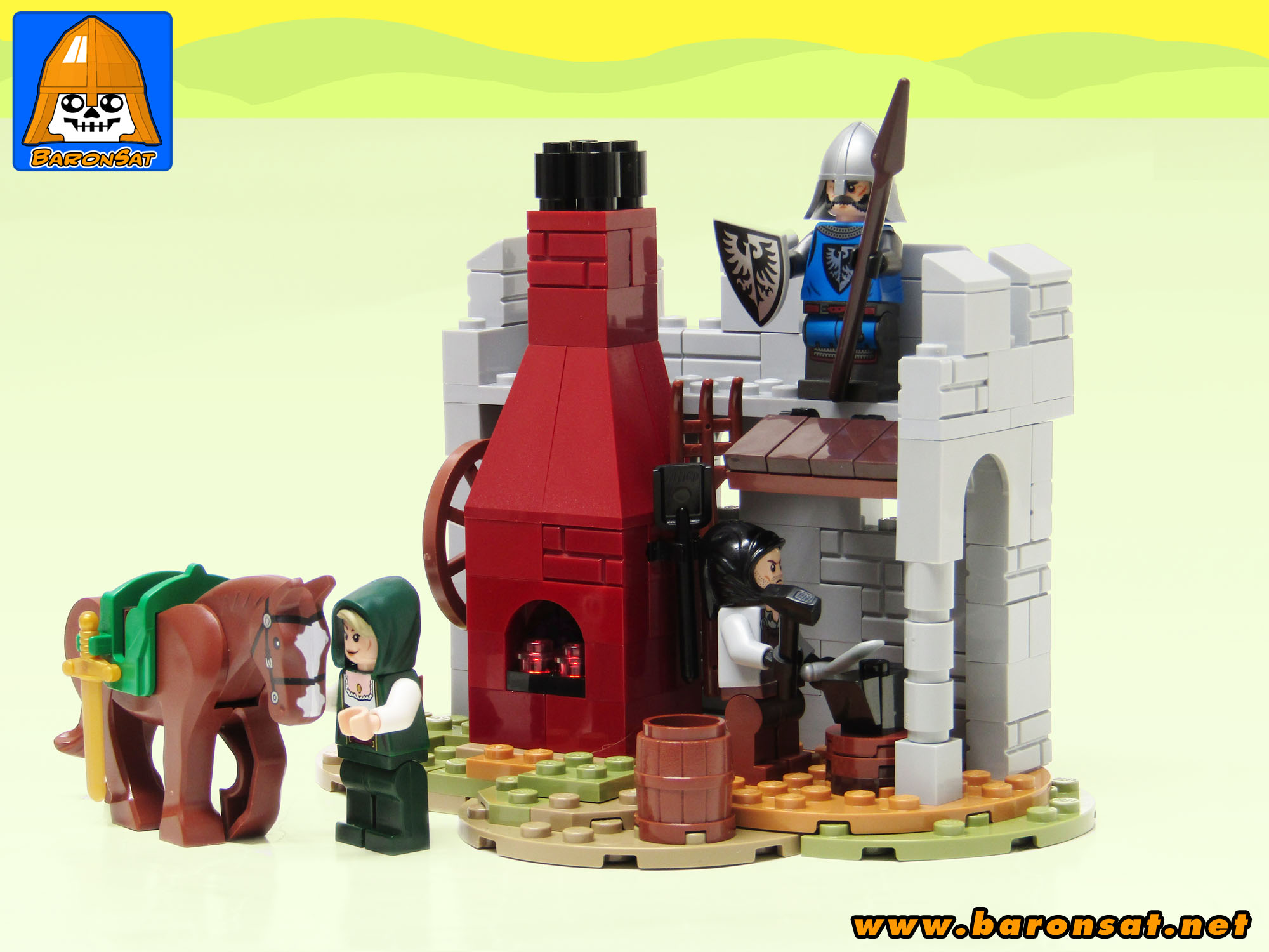 6040 Blacksmith shop Lego moc