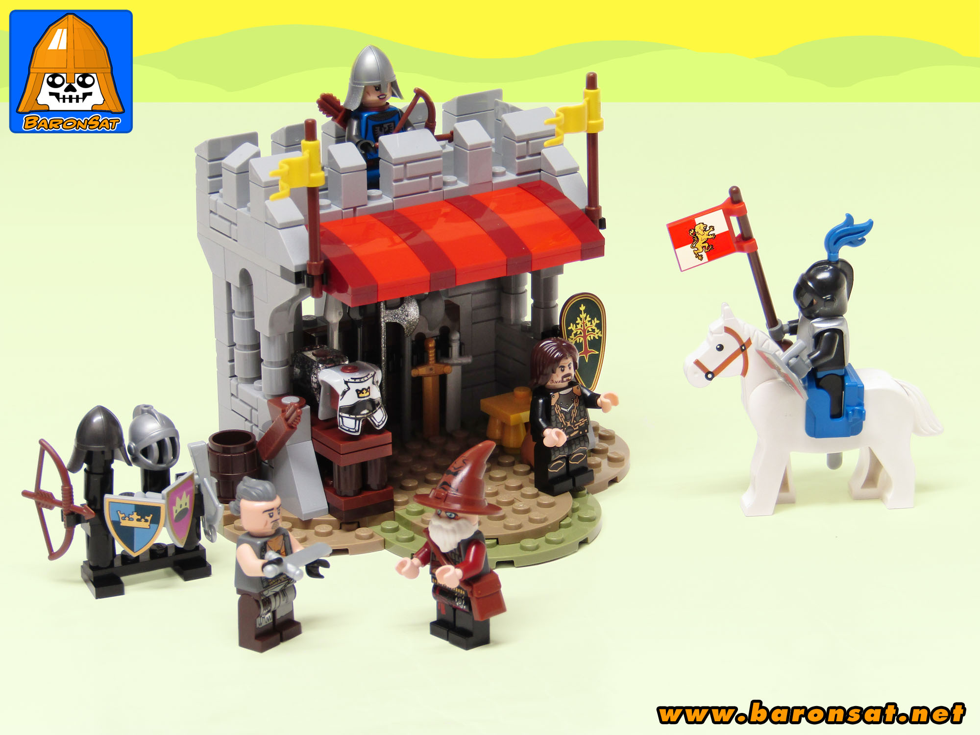 6041 Armor Shop Lego moc