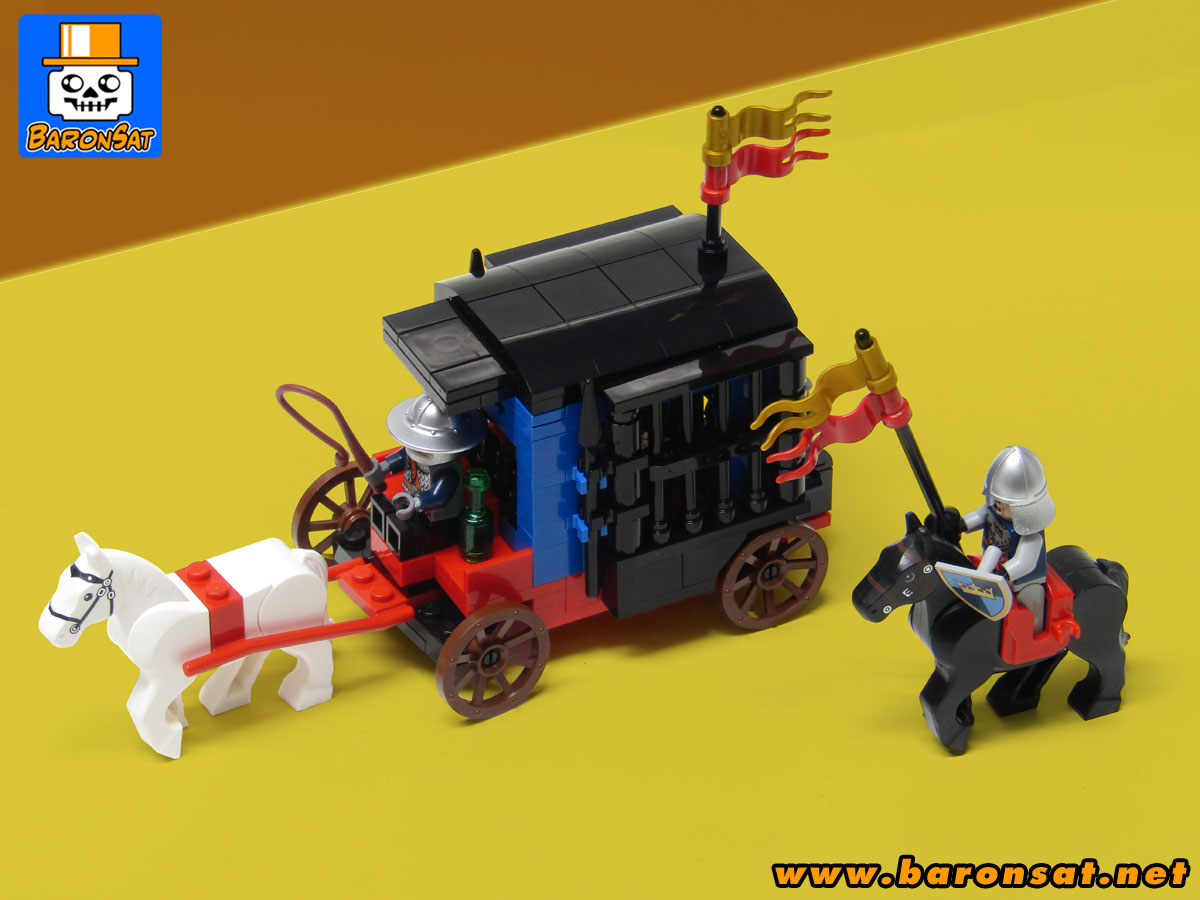Lego 6042 Dungeon Hunters Redux moc custom model top view