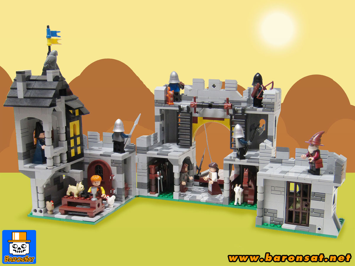 Lego moc 6074 Black Falcon Fortress Rebuild 