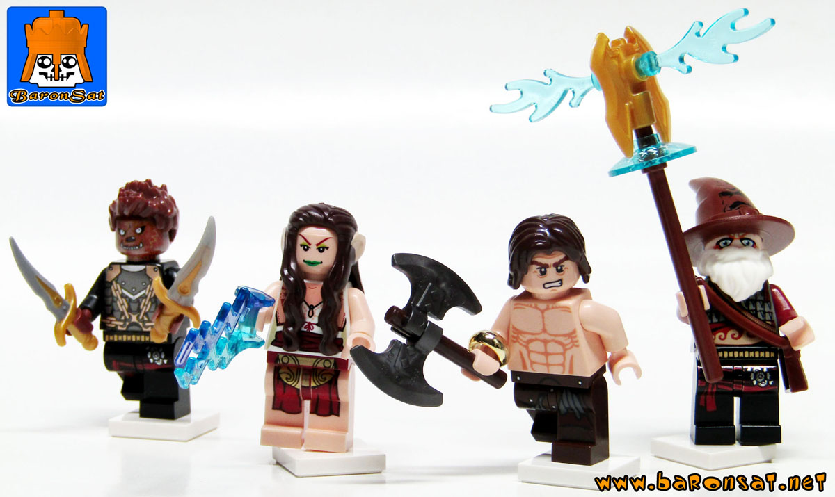 lego conan barbarian minifigs wizard beast sorceress