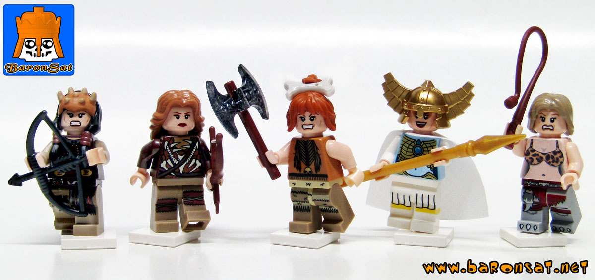 lego conan barbarian minifigs amazons