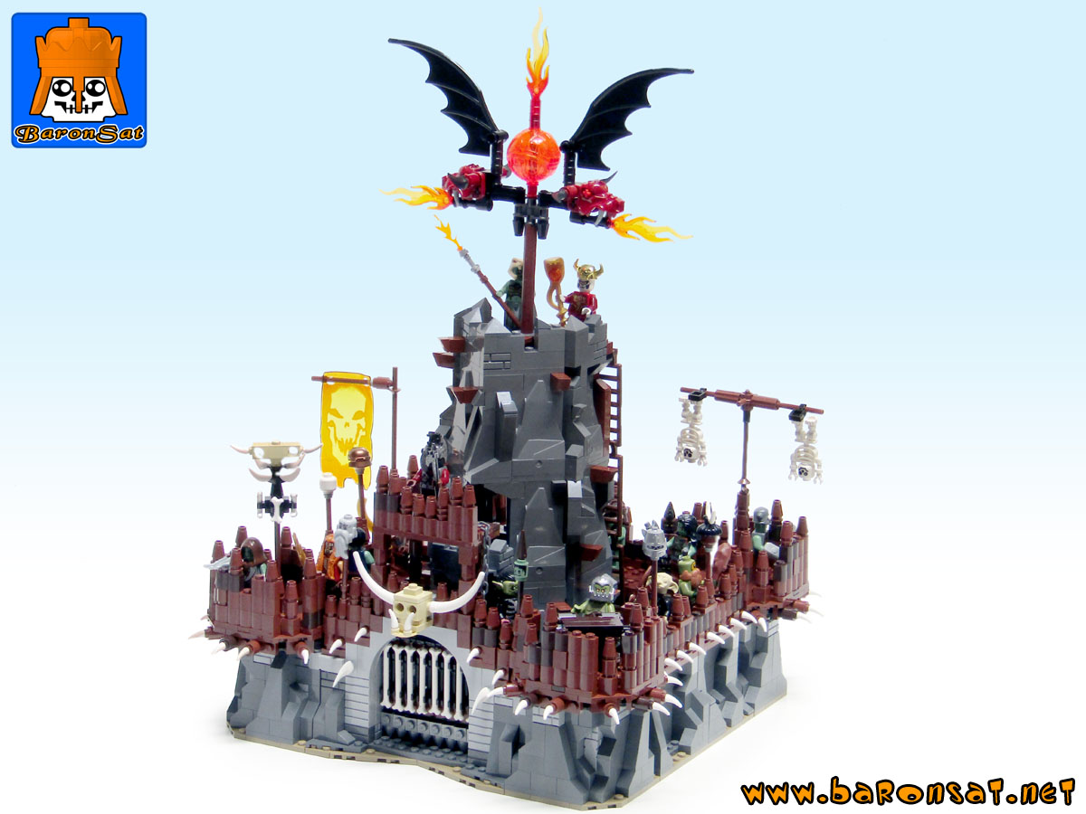lego orcs custom fortress 01