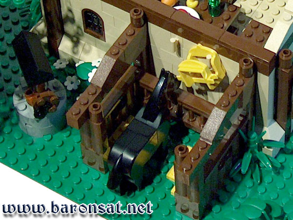 Valiant Hart Tavern Lego moc custom Model Stables