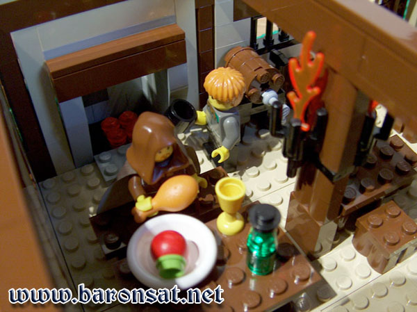 Valiant Hart Tavern Lego moc Model Dining Table