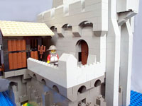 Lego moc small castle rampart