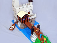 Lego moc small castle shack