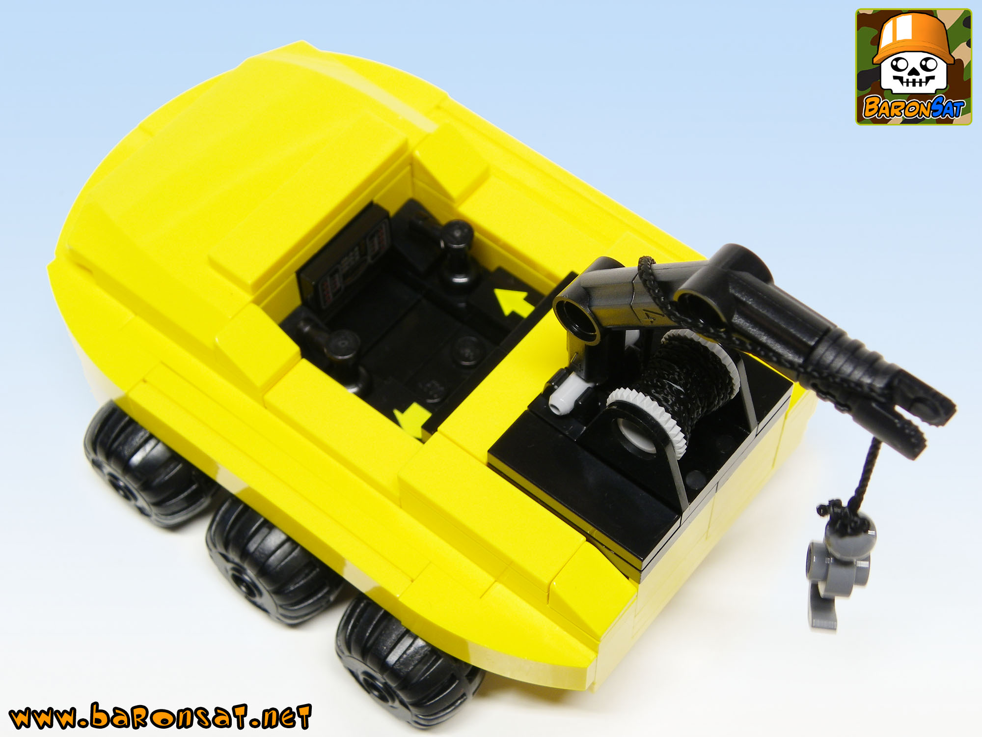 Lego moc GI Joe ATV Trailer vehicle Custom Model