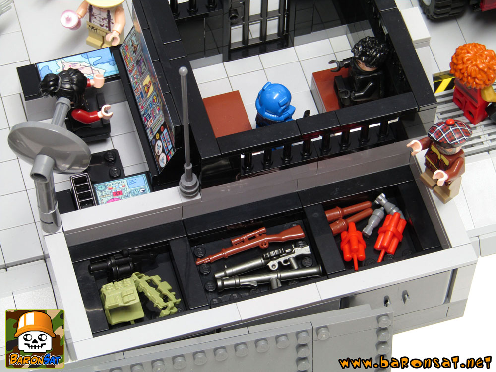 Lego moc GI Joe Command Center Custom Model Weapons Storage