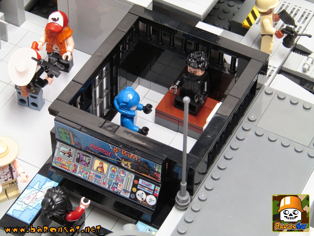 Lego moc GI Joe Command Center Custom Model Cobra in Jail