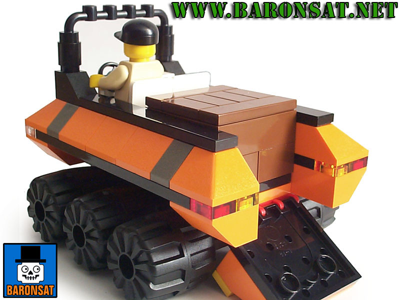 Lego moc Amphibian Vehicle Classic Back