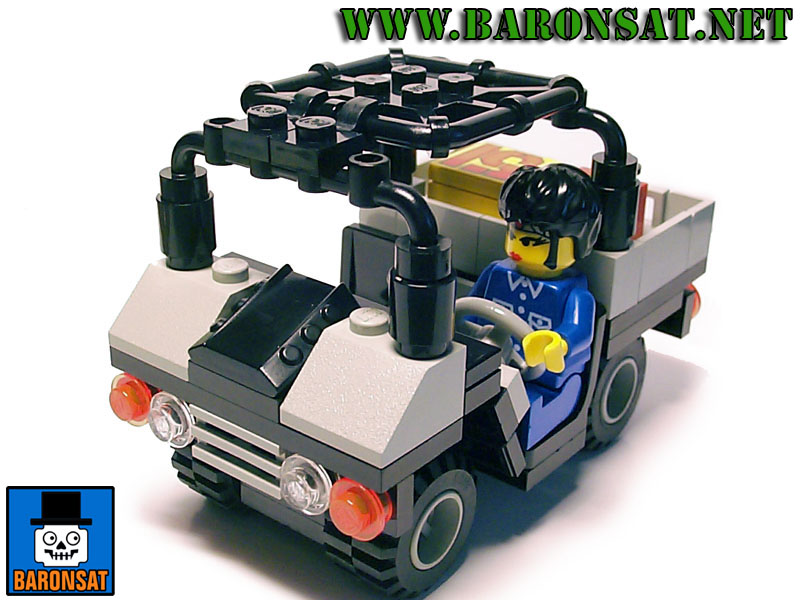 lego mule vehicle custom moc model