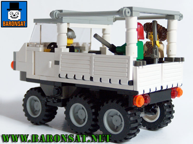 Lego moc Heavy 6x6 Truck Back