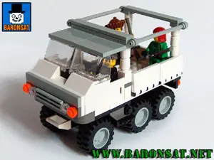lego 6x6 heavy truck custom moc model
