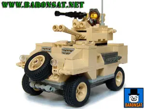 lego scout car custom moc model