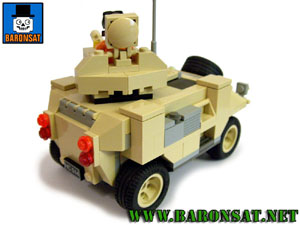 Lego moc Scout Car 1st Version Back