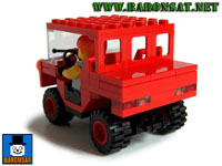 Lego moc Mini Hummer Red Back