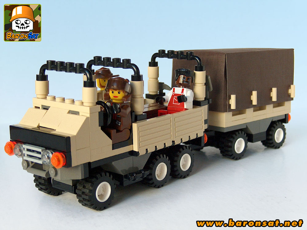 lego 6x6 light truck custom moc model