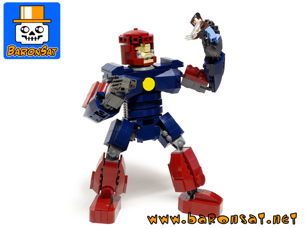 Lego moc Marvel Sentinel vs Wolverine Custom Model Full Size
