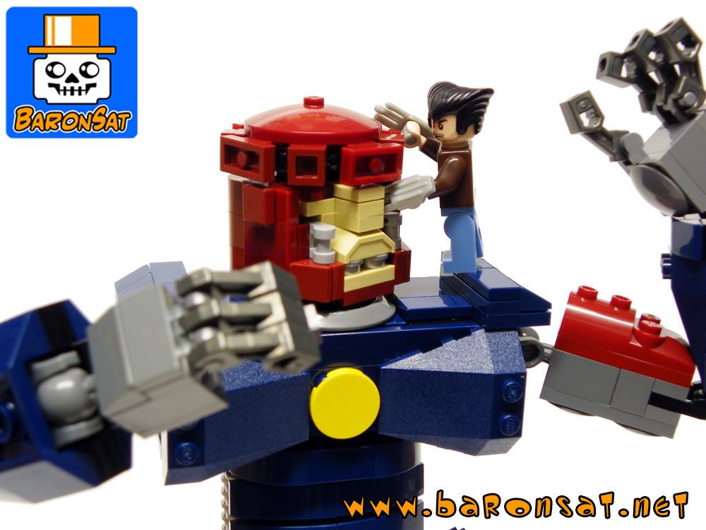 Lego moc Marvel Sentinel vs Wolverine Custom Model Attacks