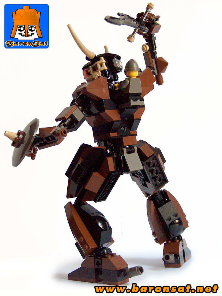 ydre forræder Saga Lego moc Viking Barbarian Robot custom model photos gallery