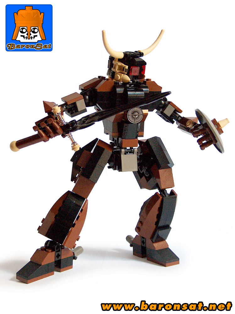 ydre forræder Saga Lego moc Viking Barbarian Robot custom model photos gallery