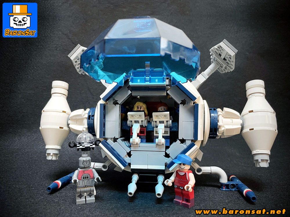 Lego moc Capitaine Flam Cosmolem Cockpit