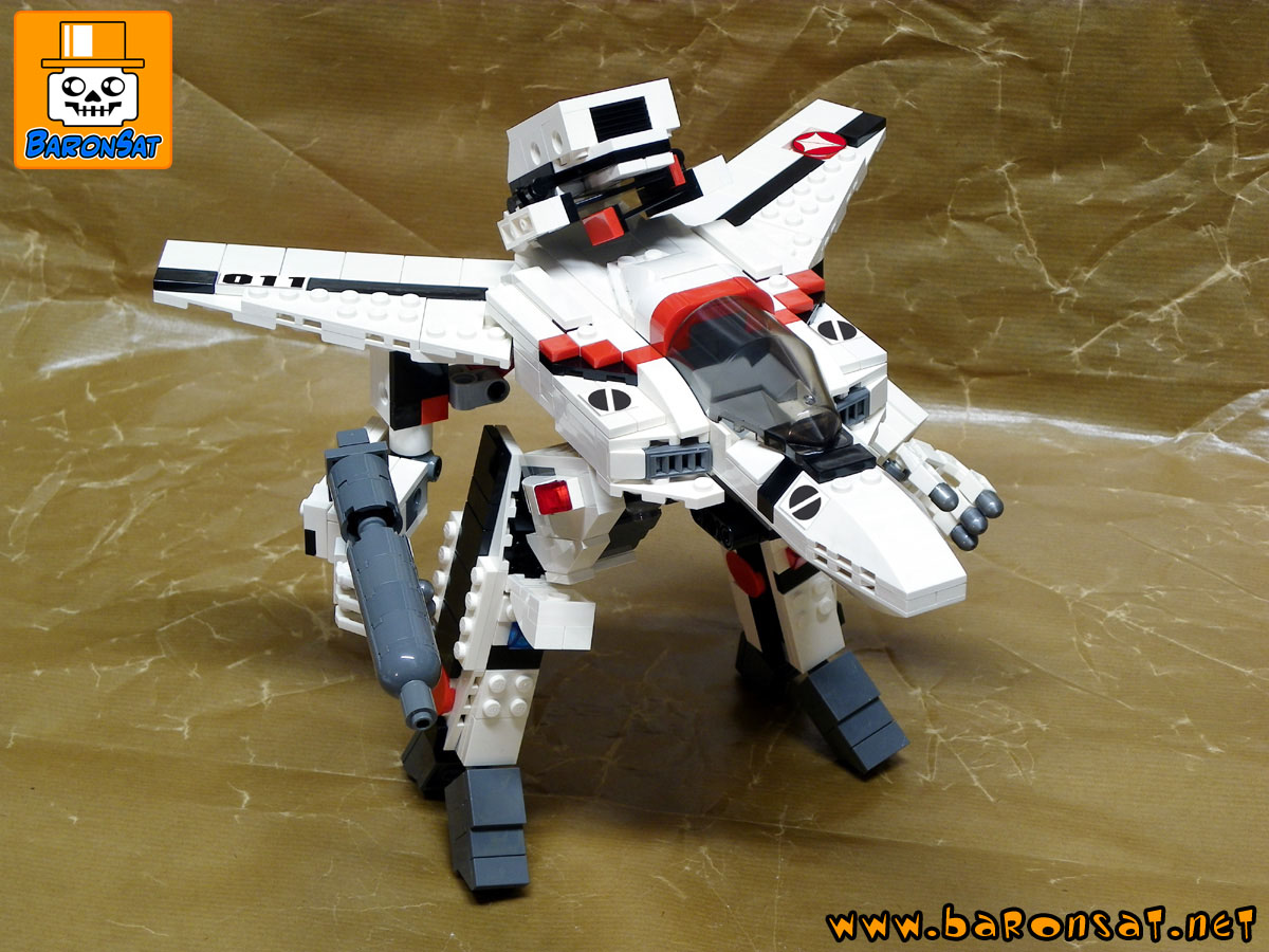 Lego moc Valkyrie VF-1A custom model Battroid Mode