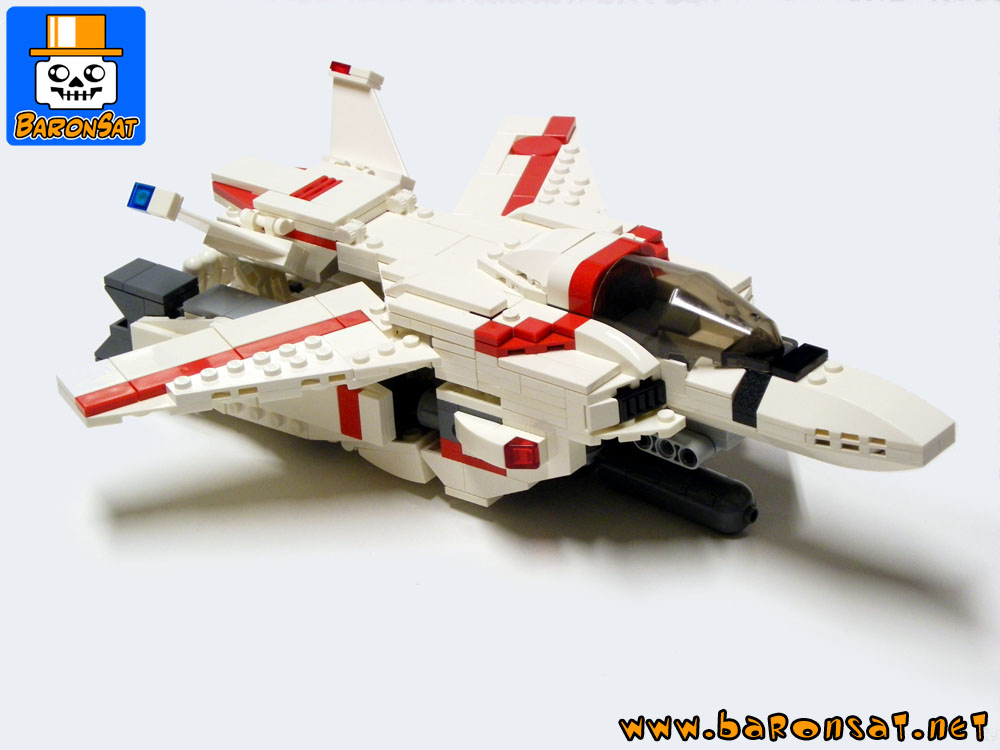 Lego moc Valkyrie VF-1J custom model Plane Mode
