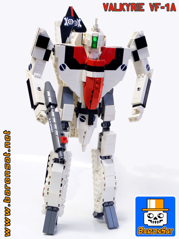 Lego moc Valkyrie VF-1A custom model Robot Mode