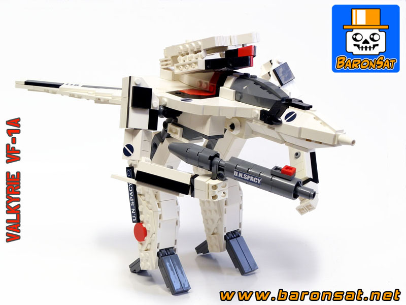 Lego moc Valkyrie VF-1A custom model Battroid Mode