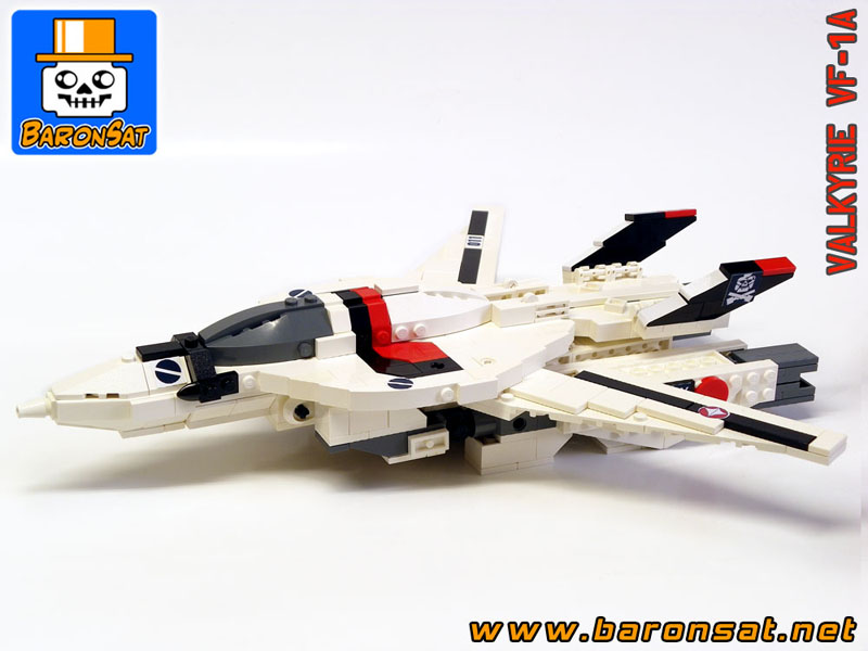 Lego moc Valkyrie VF-1A custom model Fighter Mode