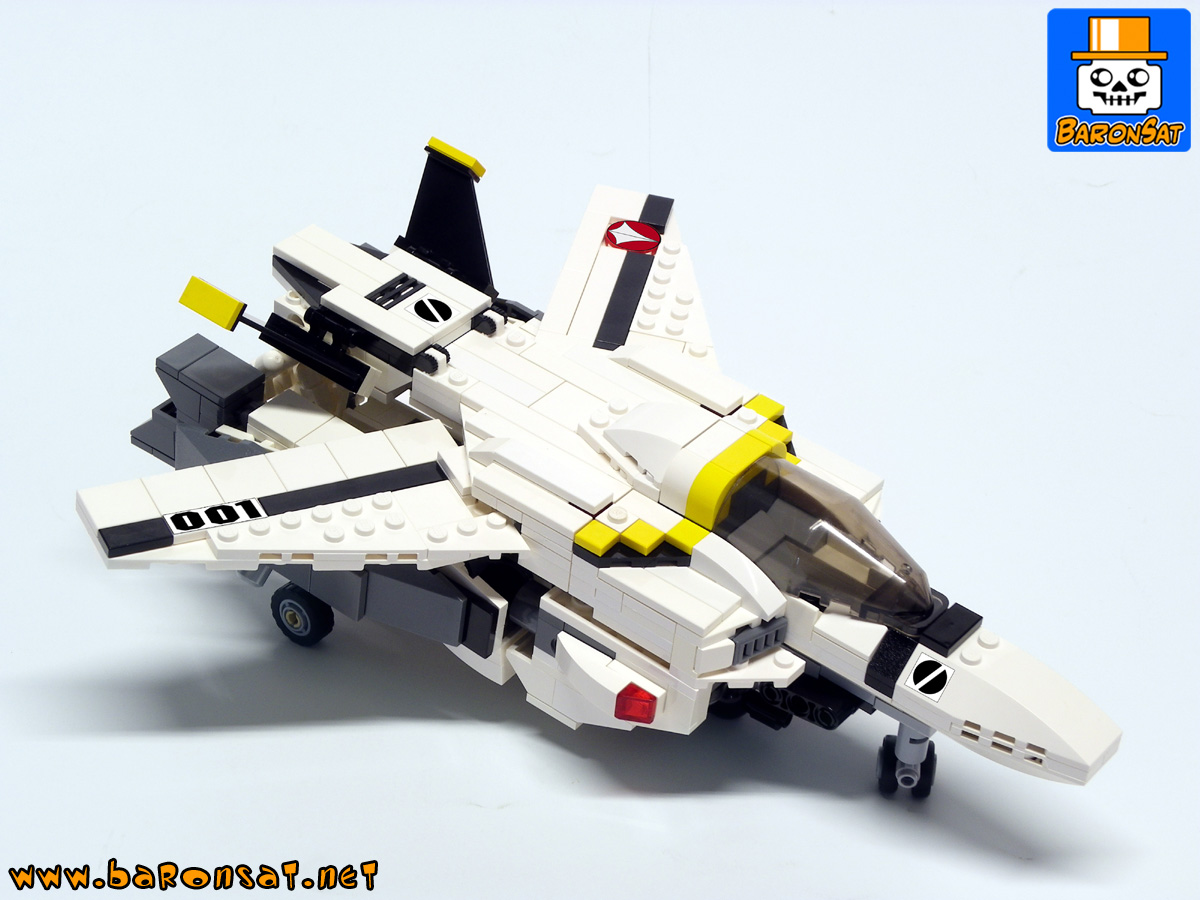 Lego moc Valkyrie VF-1S Updated custom model Fighter Mode