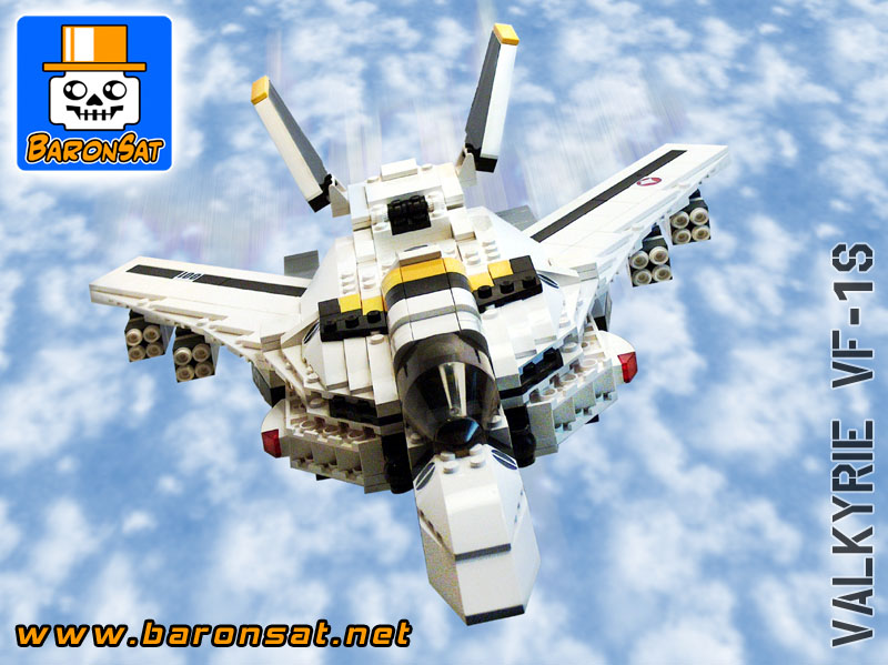 Lego moc Valkyrie VF-1S custom model Fighter Flying