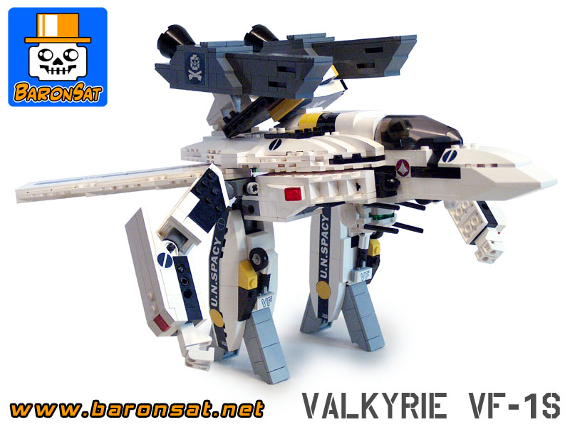 Lego moc Valkyrie VF-1S custom model Battroid Mode