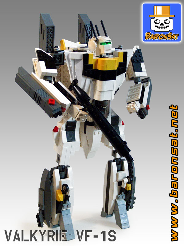 Lego moc Valkyrie VF-1S custom model Robot Mode with Gun