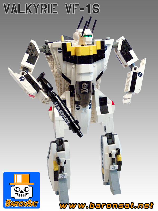 LEGO Macross Robotech VF-1 A and S Battroid MOC build instructions PDF 