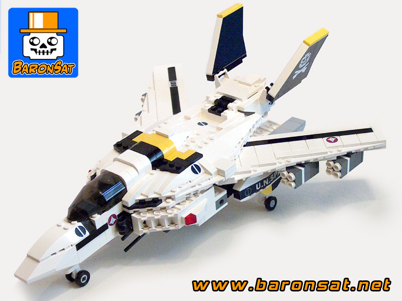 Lego moc Valkyrie VF-1S custom model Fighter Mode