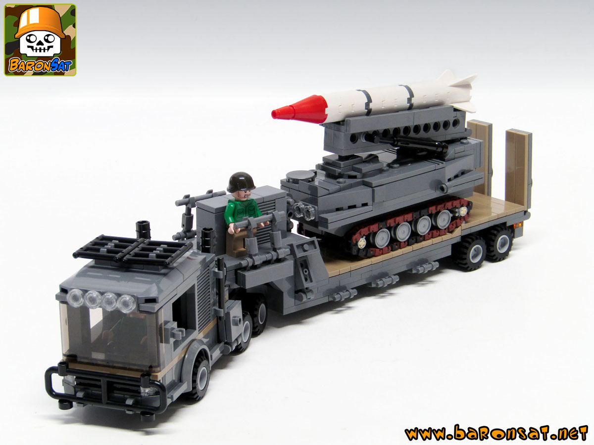 Lego Transport & Armored Missile Launcher moc model