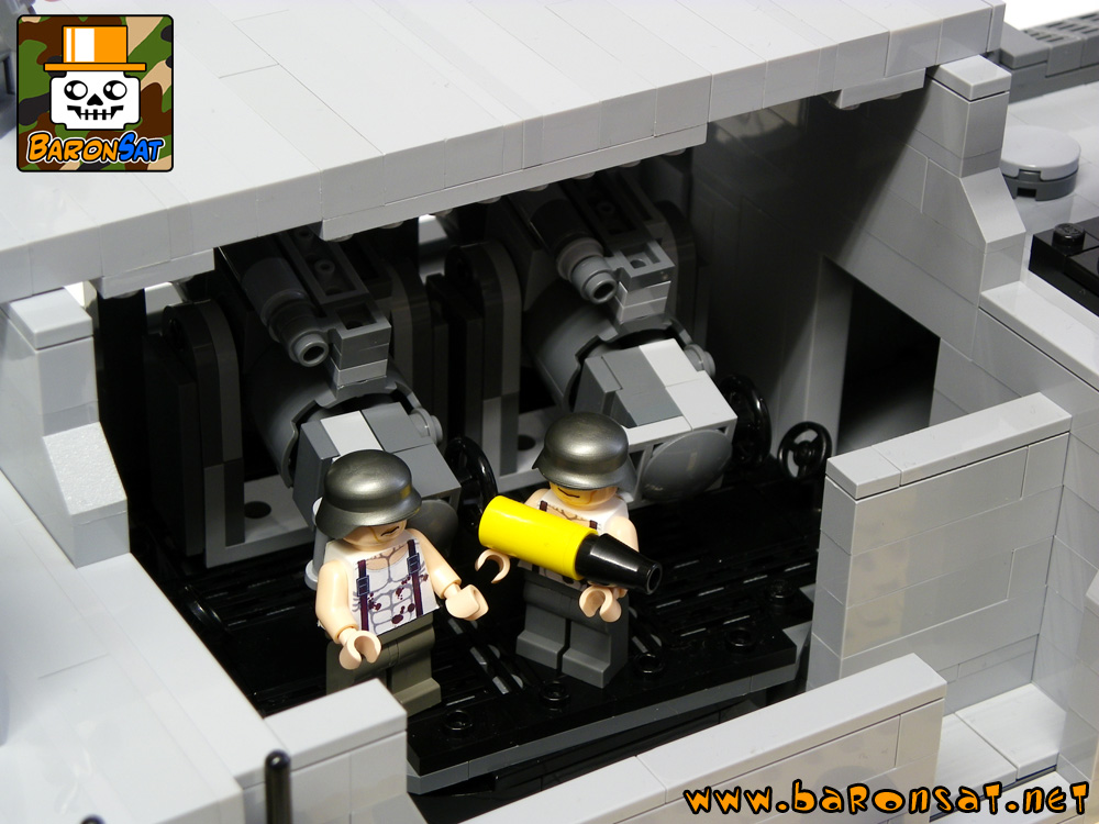 Lego moc german ww2 bunker gunners