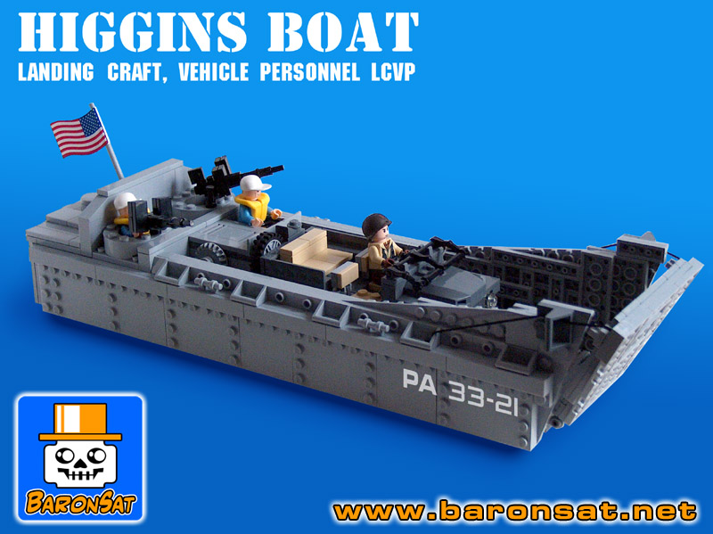 Lego moc US Landing Craft custom model