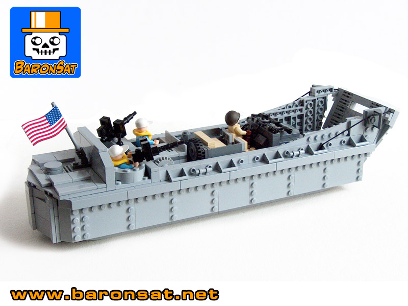 Lego moc US LCVP custom model back view