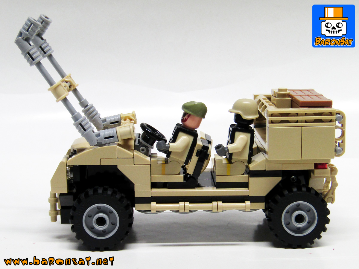 Lego moc Polaris tactical off-road vehicle Rollbar Open