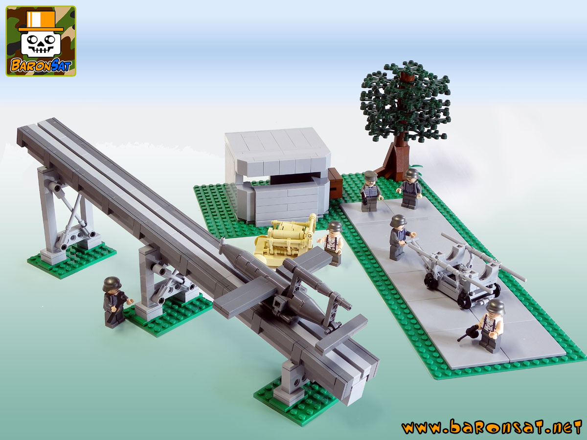 Lego moc ww2 german v1 launch pad ready