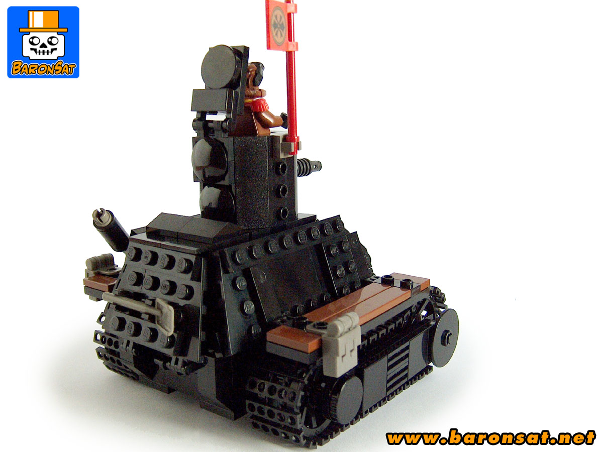 Lego moc Steampunk Tank Back